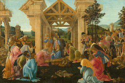 Die Anbetung der Könige von Sandro Botticelli
